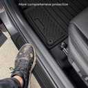 CreekT® for Kia Sportage Floor Mats & Cargo Liner with Back Seat Cover Protector & Door Sill Guards Covers 2023 2024 2025 2026 (Not Hybrid) All Weather Waterproof TPE Rubber Floor Mats