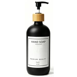 Bamboo Pump soap Dispenser (2 Clear B)