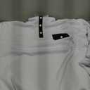 Wizoat Men's Quilted Sweatshirt Casual Waffle Stand Collar Button Pullover Sweatshirts White, 5XL