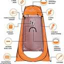 Your Choice Pop Up Privacy Shower Tent - Portable Changing Tent for Camping, Beach & Hiking - 6.2FT Lightweight with Carry Bag, Quick Setup & Full Coverage