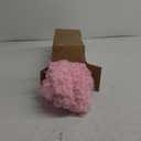 Fluffy Bean Bag for Stuffed Animals Storage, Faux Fur Washable Bean Bag Chair Cover(No Filler) for Textile Plush Toys, Beanbag Chair Cover for Adults Kids Teens, 5FT, Pink