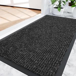 Amyracel Front Door Mat, Heavy Duty Waterproof Indoor Outdoor Doormat 4'x8'
