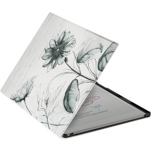 CoBak Case for 11.8" Remarkable Paper Pro Color Tablet 2024 Released- Smart Auto Sleep/Wake Folio Lightweight Protective Cover with Built-in Pen Holder and Nibs Holder (Drawing Sunflower)