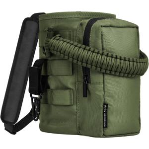 Tactical Water Bottle Holder Bag with Strap, Water Bottle Carrier Pouch for Walking, Gym, Camping, Fishing, Hunting 32oz, 64oz, 128oz One Gallon Tactical Carrier Holder