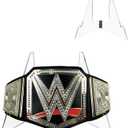 VINJKZQ Championship Belt Display Stand, Adjustable Acrylic Wrestling Belt Display Stand Holder, Clear 5mm Thick Transparent Support Rack for Championship Belts, Wrestling Belts, Photos, Plates