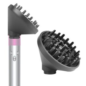 Upgraded Diffuser Attachment for Dyson Airwrap Styler - Converts to Hair Dryer Diffuser Nozzle, 973365-01, Grey