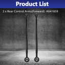 Control Arm, 2 PCS Suspension Kit Rear Lower Forward Link