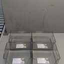 Sorbus Stackable Storage Bins Open Front - Clear Stackable Storage Bins - Pantry Bins for Storage and Organization - Acrylic Stackable Bins for Kitchen - Clear Pantry Organizer Bins (Small 4 Pack)