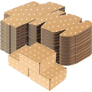 25 Pack Small Shipping Boxes - Corrugated Cardboard Mailers, Gift & Craft Packing, Jewelry Shipping (4" x 4" x 2")