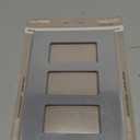 Lutron Claro Light Switch Cover Plate, 3 Gang Wallplate, for Decorator Light Switches, Rocker Light Switch Cover, Outlet Cover, Screwless Switch Plate Cover, Gloss, CW-3-GR, Gray (1 Pack)