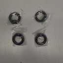 Antrader 4pcs 304 Stainless Steel Ring Shape M12 Lifting Eye Threaded Nut