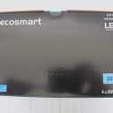 EcoSmart 4 in. White Integrated LED Recessed Trim, Daylight (4-Pack)