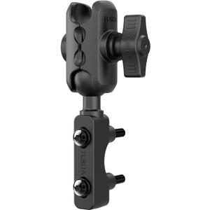 TUSITA Motorcycle Mount Brake Clutch Reservoir Ball Base B Size 1", Double Socket Arm - B Size Short
