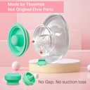 TB Tbuymax 2pc Diaphragm and 6pc Duckbill Valves Compatible with Elvie Stride Breast Pump Parts, Replace for Elvie Stride Pump Not Original Pump Seals Membrane Accessories