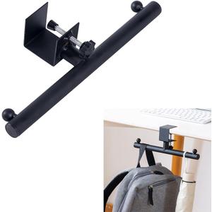 Desk Hook for Bag, Heavy-Duty Carbon Steel Bolt-Fixed Desk Purse Holder, Sturdy Purse & Bag Hanger for Office, Home, Dorm, Space-Saving Organizer (1 Hook, White) (Black) Desk Hook for Bag, Heavy-Duty Carbon Steel Bolt-Fixed Desk Purse Holder, Sturdy Purse & Bag Hanger for Office, Home, Dorm, Space-Saving Organizer (1 Hook, White) (Black)