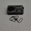 Portable Radio with Best Reception, 4000mAh Rechargeable Digital Radio AM FM Portable with SD Card/USB Playback, Digital Tunner, Big Speaker, LCD Screen(Grey)