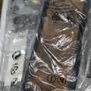 Homeiju Coffee Station Organizer, 40 Coffee Pods Storage & 8 Mug Hooks,Nespresso Pods Holder, Space-Saving Countertop Storage, Rustic Brown