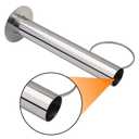 Stainless Steel Maple Syrup Hydrometer Test Cup for Sap Processing with Cleaning Brush, 10-Inch Test Cup for Precision Density Readings