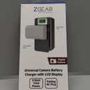 ZGEAR - Universal Camera Battery Charger W/LCD Charge Display