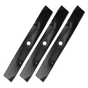 Aeagle M143520 UC22010 Mower Blades for John Deere Z375R Z535M ZTRAK Z325E Z330M EZtrak Z425 Z435 X380 X435 X570 X710 X730 GX255 GX325 GX345 54'' Deck Zero Turn Mower Tractor, Medium Lift, Black : Patio, Lawn & Garden