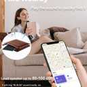 Wallet Finder Tracker Card, Wireless Charging Wallet Tracker, Works with Apple Find My (iOS Only), Find My Wallet, Luggage, car, Backpack and More, IP68 Waterproof