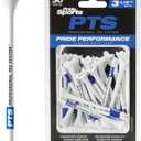 PrideSports PTS Plastic Golf Tees | 30 Count, 3-1/4 Inch | #1 Plastic Tee on Tour | Best for Drivers & Woods