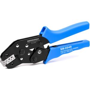 SN-2549 Ratcheting Crimping Tool 0.08-1.0 mm  18-28AWG for PH2.0/XH2.54/2.54/2.8/3.0/3.96/4.8/KF2510/JST Dupont style Terminal