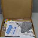 Acrylic Dry Erase Board with Light, 13.7"X10" 6-Color Neon Glow Memo LED Light-Up Message Note Lumiboard with Stand as Night Light for Room/Store/Office/Festival/Gift, Touch Control, 7 Markers (White)