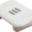 Ergonomic Foot Rest with Massage Rollers - Non-Slip Desk Foot Stool for Office/Home, Fixed-Angle Cushioned Support Improves Posture & Circulation, Under Desk Comfort for Long Sitting Sessions