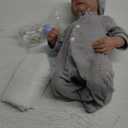 WOOROY Realistic Reborn Baby Dolls - 18 Inch Full Vinyl Body Lifelike Reborn Boy Doll Poseable Real Life Newborn Sleeping Silicone Baby Dolls Gift Toys with Accessories for Kids Age 3+