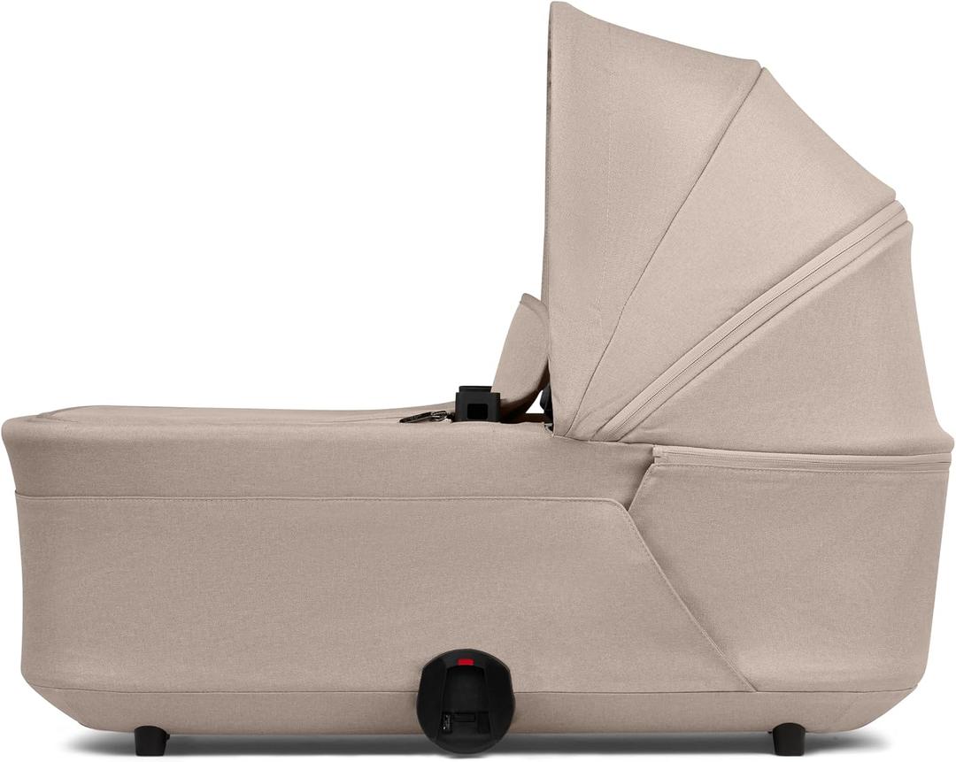 Joolz Hub2 Compact Pushchair Cotfor Newborns, Ergonomic Design, UPF 50+ Sun Protection, Lightweight (7.6 lbs), Easy to Carry, Machine Washable (Sandy Taupe)