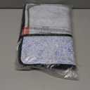 U+U 4 Set Compression Packing Cubes - Ultralight Travel Organizers, Space-Saving Suitcase Organizer, Expandable Packing Cubes for Travel, Business Trip and Family Vacation (Blue Flower)