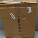 Heavy Duty Coat Rack with Marble Base, Freestanding Hall Coat Tree with 12 Hooks and 3 Adjustable Sizes, Metal Coat Rack Stand for Entryway, Bedroom, Office Hanging Purses, Coats, Scarves, Hats (Black)