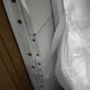 GOODONE White Over The Toilet Storage Cabinet - with 3 Doors and Toilet Paper Holder Stand, FreeStanding, for Bathroom, Restroom, Laundry, 30.7" W x 7.5" D x 65" H