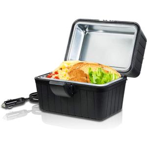 VaygWay 12V Portable Heating Lunch Box Electric Insulated Lunch Box Food Warmer Universal Perfect for Traveling, Picnics, Camping and On-site Lunch Break
