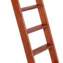 55in Wooden Bunk Ladder, Bunk Bed Ladder for Loft, Dorm, RV