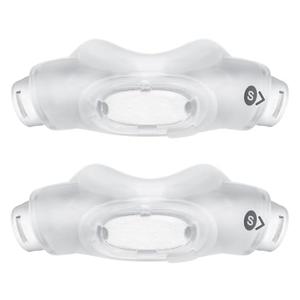 2 Packs Replacement Nasal Cradle Cushion for Airfit N30i - Nasal CPAP Mask Cushion - Quiet Venting & Comfortable and Soft (Small)