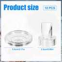 2 x 10pcs Breast Pump Replacement Parts for Momcozy S12 Pro/S9 Pro, Include 6pcs Silicone Duckbill Valves and 4pcs Silicone Diaphragms BPA-Free Wearable Breast Pump Accessories