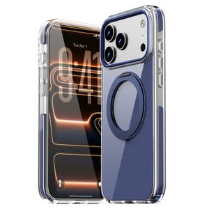 KUPEKIS Magnetic for iPhone 17 Pro Max Case 360 Spin Stand Blue