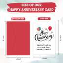 Anniversary Card for Boyfriend, Gifts for Happy Anniversary, Wedding Anniversary Card for Husband Boyfriend Him