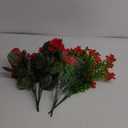 Faux Flowers That Look Real Artificial Flower Latex Real Bridal Wedding Bouquet Home Decoration Artificial Indoor Outdoor Greenery for Wedding Party Home Garden Head Table, 