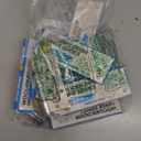 SINJEUN 18 PCS 4 x 3 Inch Non-Mortise Door Hinges, Stainless Steel Flush Heavy Duty Door Hinges with 144 Mounting Screws for Motorhome, Trailer, Camper, Brushed Surface, Silver