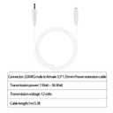 3.3FT DC 3.5x1.35mm Male to Female Extension Cable White, 22AWG, for CCTV Cameras DC Power Adapters Audio Devices Routers LED Strips 2PCS