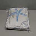 3pcs King Size Coastal Quilt Set - Beach Bedding for Summer! Lightweight, Reversible Nautical Bedspread Comforter with Pillow Shams, Soft Microfiber - Ocean Vibes Inside! (Style 5)