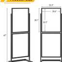 Sign Holder Floor Stand, Heavy Duty Pedestal Poster Banner Stand for Display, Metal Floor Standing Display - Double Sided Poster Stand 22" x 28" for Business, Office, Trade Show, Mall Advertising