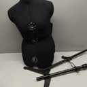 Dress Forms for Sewing, Black Female Mannequin Adjustable Size 6-14, Pin able Model Body with 13 Dials & 360 Degree Hem Guide, Up to 75" Height Adjustable for Clothing Display