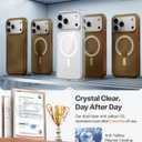 TORRAS Stronger Magnetic & Anti-Yellowing for iPhone 17 Pro Max Case Clear, Fit for MagSafe, Military Grade Drop Protection, Camera Control, DIY Button, Slim for iPhone 17 Pro Max Case Diamond Clear