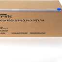 Plastic Food Wrap Thick Enough for daily use Stronger for Comercial Use Durable With Slide Cutter 12"wide 2000 Feet long Home and Commercial Use Food Service