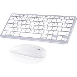 Wireless Keyboard and Mouse Compatible with iMac MacBook Air/Pro (Bluetooth and USB)