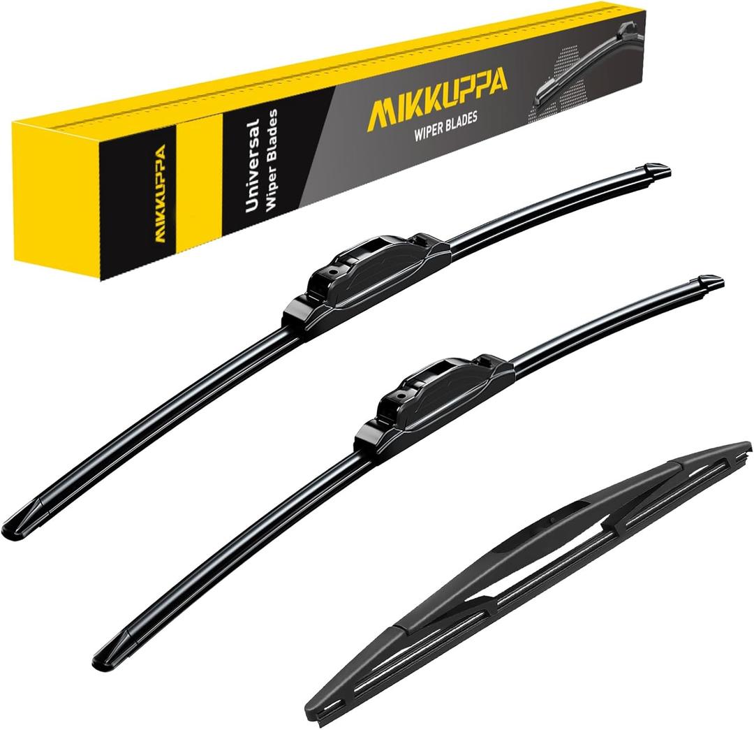 MIKKUPPA 26"+17"+12" Windshield Wiper Blades Replacement for 2017-2022 Honda CRV CR-V, Front & Rear Wiper Blades Set, Durable Stable Quiet All Season (Pack of 3)